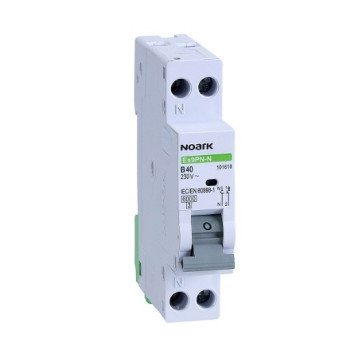 Intrerupator automat Noark 1P+N 10A C 4.5kA IP20 101594  taxa verde 0.14 lei