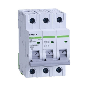 Intrerupator automat Noark 3P 20A C 4.5kA 400VAC IP20 102170