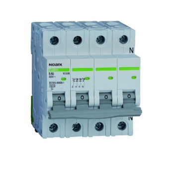 Intrerupator automat Noark 3P+N 50A 6kA 400VAC IP20 100163