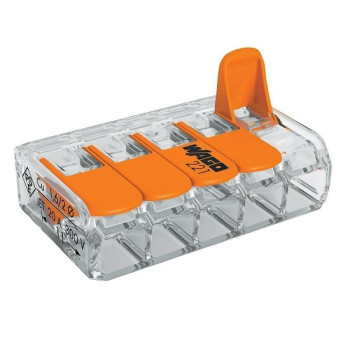 Clema slim Wago legatura doza flexibil 5x4mmp  WG00055