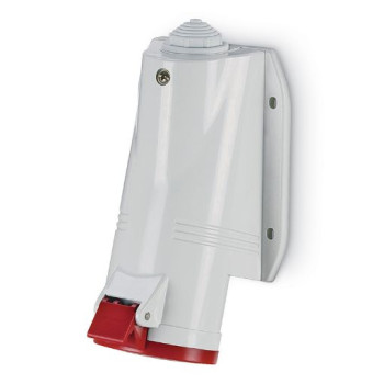 Priza industriala Scame, combi, 3P+N+E si schuko, 16A, IP44, gama Optima, 513.1657