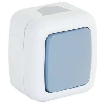 Intrerupator simplu PT GRI IP54 ELEGANT (include taxa vede 0.17lei)