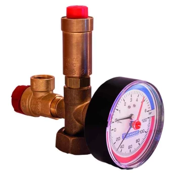 Grup de siguranta pentru cazan pe combustibil solid