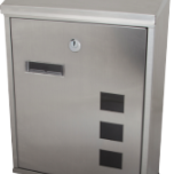 Cutie Postala Inox - 260x335x100MM - L[mm]: 260- H[mm]: 335- B[mm]: 100