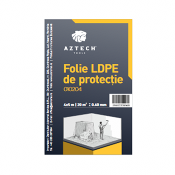 Folie 20mp LDPE AZTECH 604050 60 microni