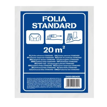 Folie de protectie HDPE 5 microm  4x5m