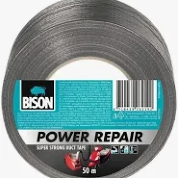 Bison Power Repair banda texturata gri 50mmx50m