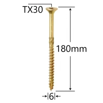 Surub Dulgherie Cap Inecat Fast 6x180