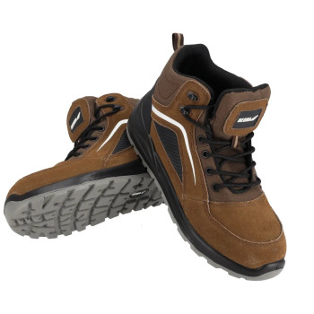 Ghete de siguranta T2A din piele intoarsa marime 44 cat S1P SRC