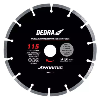 Disc Diamantat 115/22,2mm Dynamic cu segmente