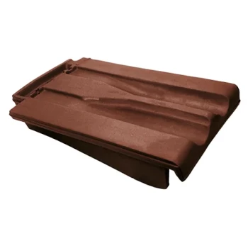 Tigla laterala stanga Tango Plus maro satinat 72 buc/pal