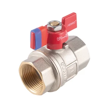 Robinet trecere sfera cu fluture PN30, 1 FI-FI, F-Power