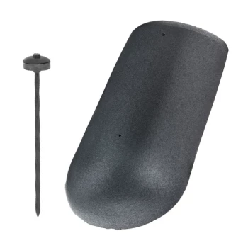 Set coama inceput si cui Bramac Romana/Skandia/Tectura antracit novo 100buc/pal