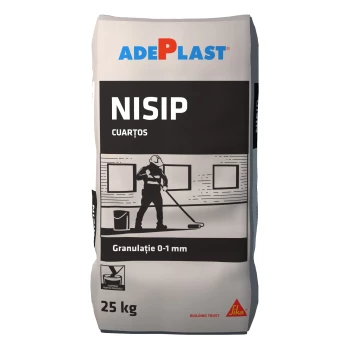 Nisip cuartos 25kg 48saci/pal
