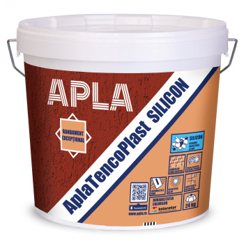 Tencuiala Aplatencoplast Scoarta De Copac TDS Cu Silicon 2MM Pastel Alba 24KG