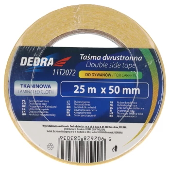 Banda dublu adeziva pentru mochete 5mx50mm