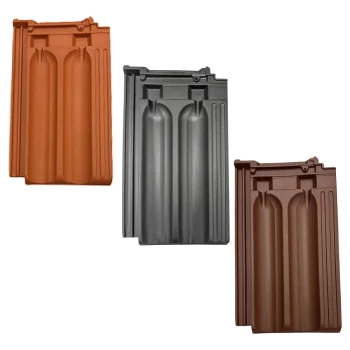 Tigla Francia Negru Terra Rosa 240 buc/pal