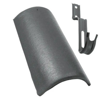 Set Bramac coama si clema Romana/Skandia/Tectura antracit novo 108buc/pal