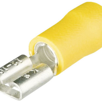 Papuci auto mama galben 6.3 5-6mm punga 50buc FDD5.5-250_ST01023