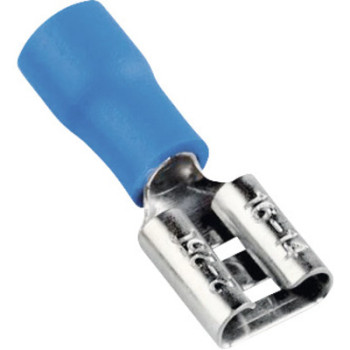 Papuci auto mama albastru 6.35-2.5mm punga 50buc FDD2-250_ST01022