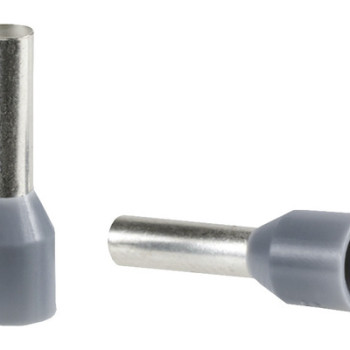 Pini gri pt cablu 2.5mm punga 50buc E2508_ST01060