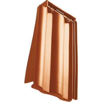 Tigla laterala stanga Twist teracota 72buc/pal