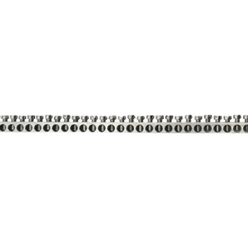 Bară alama stantata cu șuruburi M4 Comtec L=1m 6x8 mm, pentru tablou electric cu șină