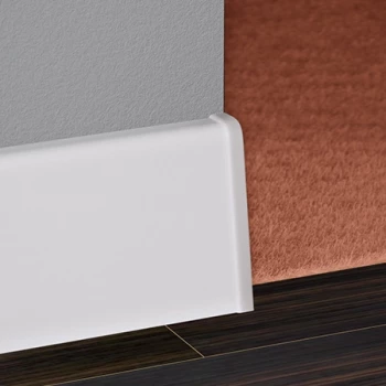 Capete pentru plinta MDF 60mm alb
