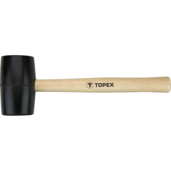 Ciocan cauciuc 58mm, 450gr, maner lemn