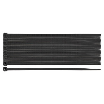 Coliere plastic EXTREME 2,5  80 mm, negru, 100 buc.