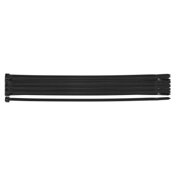 Coliere plastic EXTREME 4,8  200 mm, negru, 20 buc.