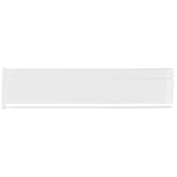 Coliere plastic EXTREME 9,0  550 mm, alb, 50 buc.