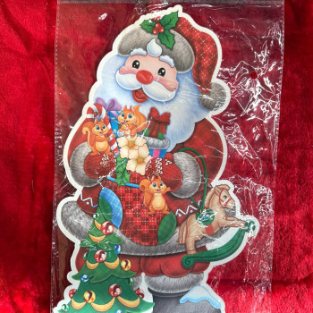 Sticker Craciun de silicon Mos Craciun