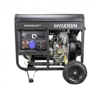 Generator de curent trifazat cu motor diesel HYUNDAI DHY8500LEK-T