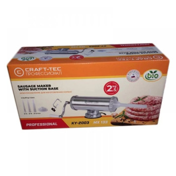 Masina cu sprit pentru umplut carnati CRAFT-TEC - aluminiu MX 133