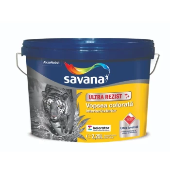 Savana ULTRA REZIST vopsea superlavabila ext/int baza Pastel 2.25L
