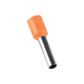 Pini dubli portocalii pt cablu 2x4mm punga 50buc TE4012_ST01052
