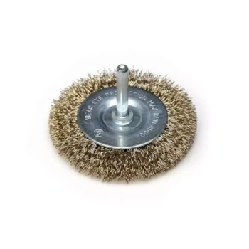 Perie de disc din sarma alama 100mm cu bolt