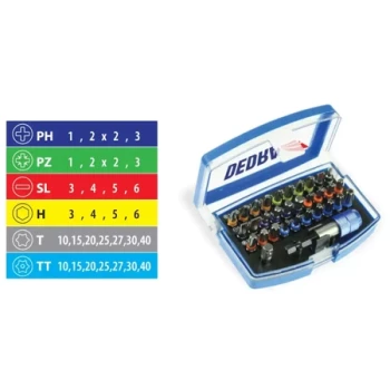 Set de capete de surubelnita 32 buc
