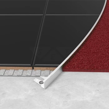 Profil terminatie din aluminiu pentru gresie/faianta natur indoibil 2.5ml/bucata S94AG2.5M