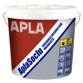 Apla Soclu tencuiala decorativa mozaicata Agat 24 kg